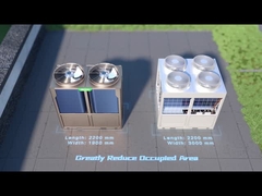 30 - 250kw R410a Chiller modularny chłodzony powietrzem z systemem chłodzenia powietrza typu ciepłowymiennika